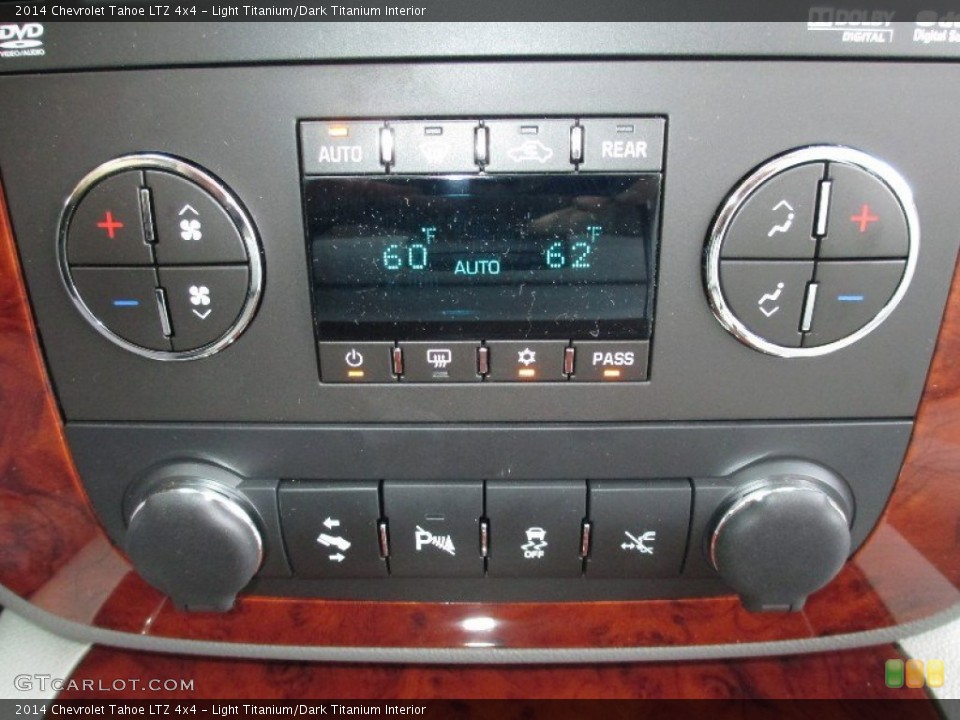 Light Titanium/Dark Titanium Interior Controls for the 2014 Chevrolet Tahoe LTZ 4x4 #85770856