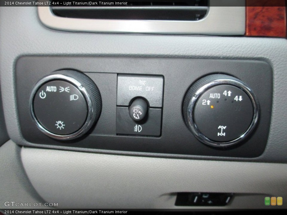 Light Titanium/Dark Titanium Interior Controls for the 2014 Chevrolet Tahoe LTZ 4x4 #85770871