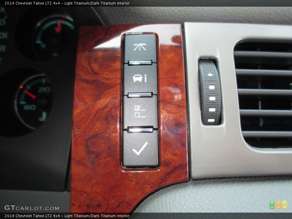 Light Titanium/Dark Titanium Interior Controls for the 2014 Chevrolet Tahoe LTZ 4x4 #85770961