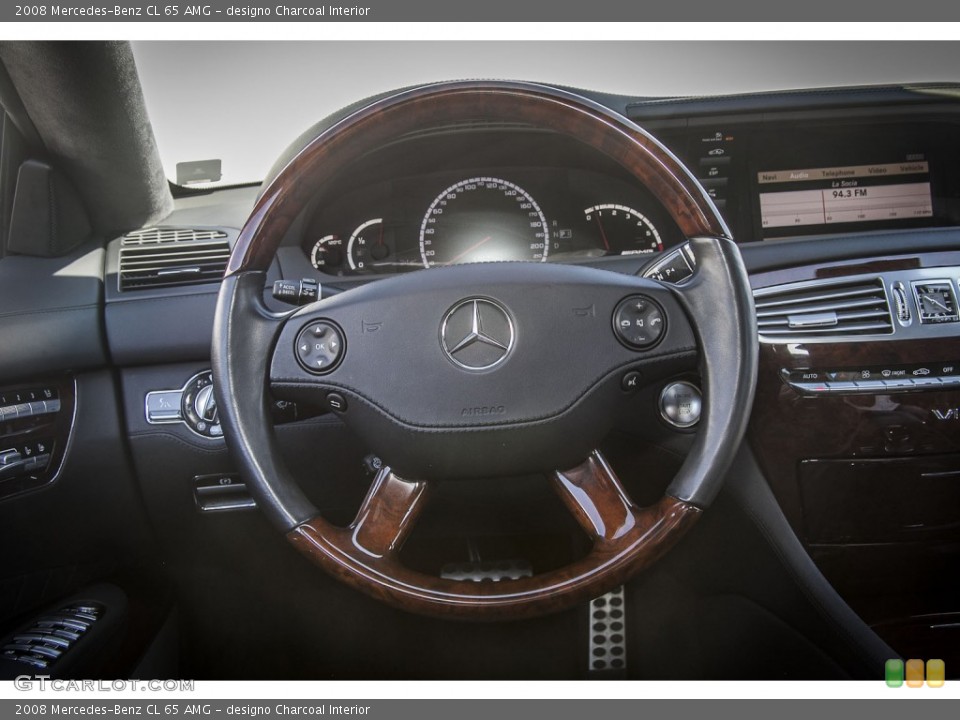 designo Charcoal Interior Steering Wheel for the 2008 Mercedes-Benz CL 65 AMG #85771288