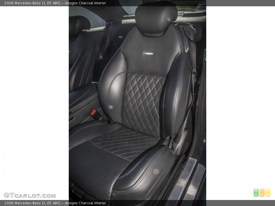 designo Charcoal Interior Front Seat for the 2008 Mercedes-Benz CL 65 AMG #85771501