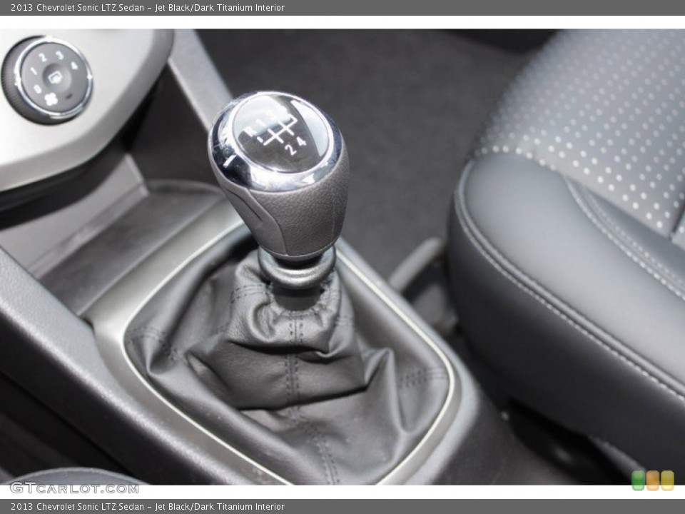 Jet Black/Dark Titanium Interior Transmission for the 2013 Chevrolet Sonic LTZ Sedan #85771597