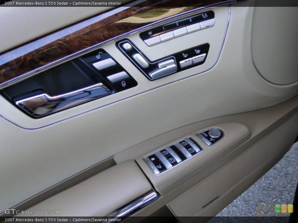 Cashmere/Savanna Interior Controls for the 2007 Mercedes-Benz S 550 Sedan #85772788
