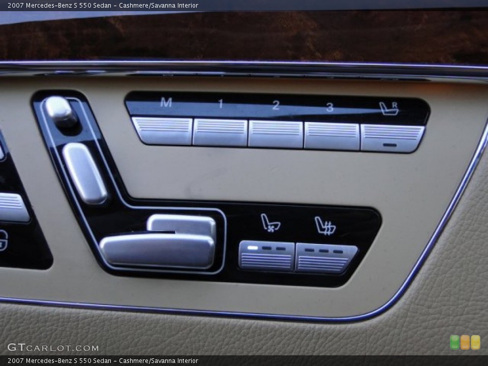 Cashmere/Savanna Interior Controls for the 2007 Mercedes-Benz S 550 Sedan #85773097