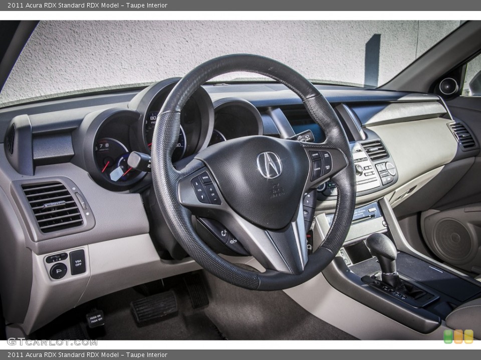 Taupe Interior Steering Wheel for the 2011 Acura RDX  #85775947