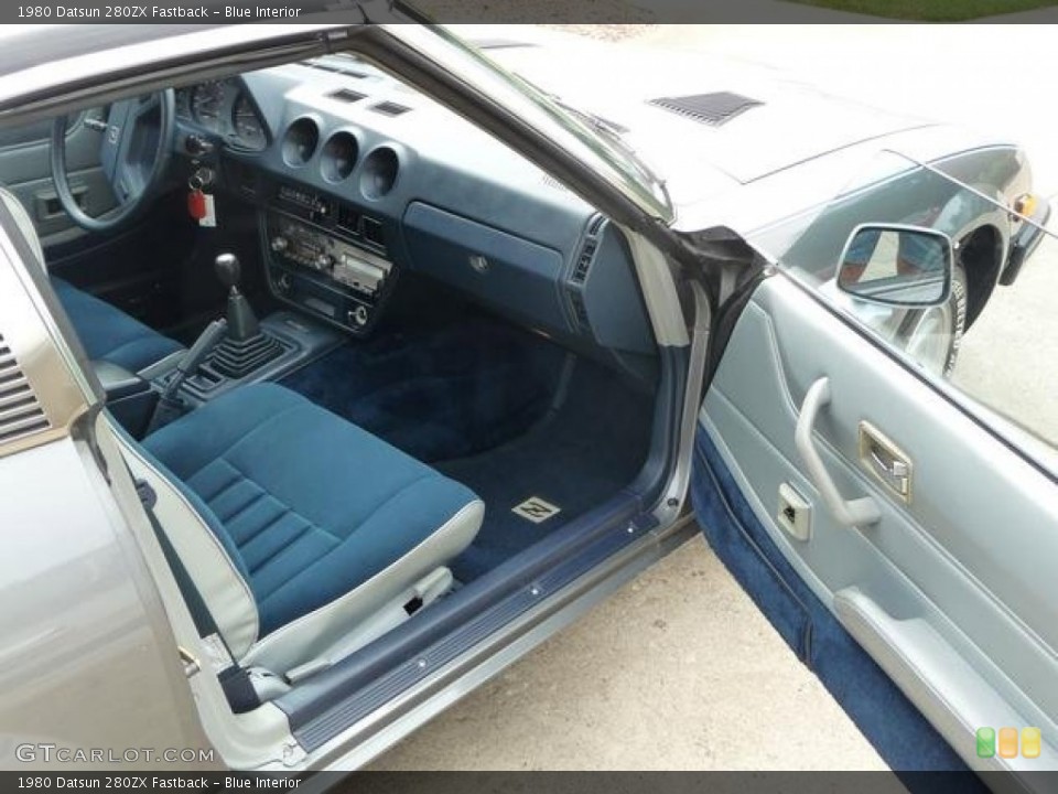 Blue 1980 Datsun 280ZX Interiors