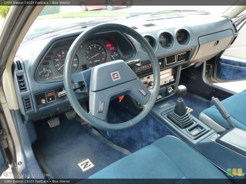 Blue Interior Photo for the 1980 Datsun 280ZX Fastback #85778080
