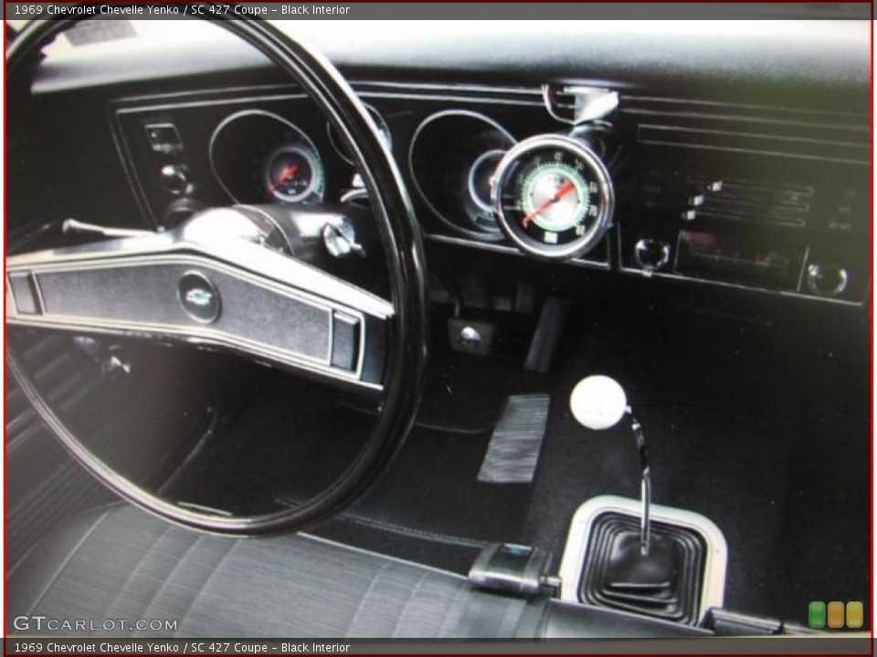 Black Interior Transmission for the 1969 Chevrolet Chevelle Yenko / SC 427 Coupe #85778349