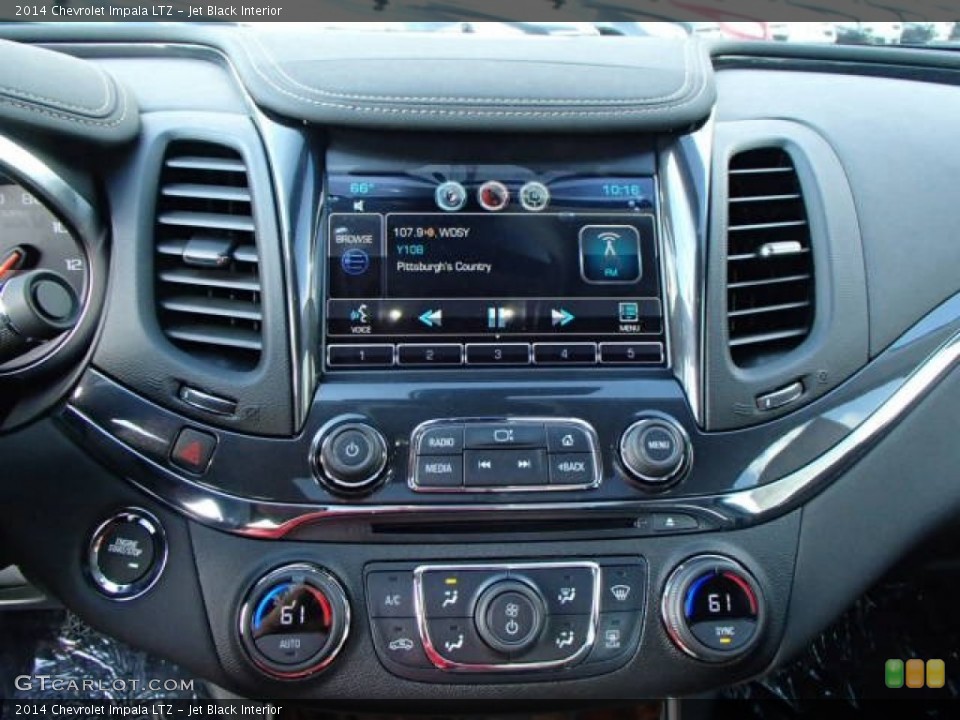Jet Black Interior Controls for the 2014 Chevrolet Impala LTZ #85779163
