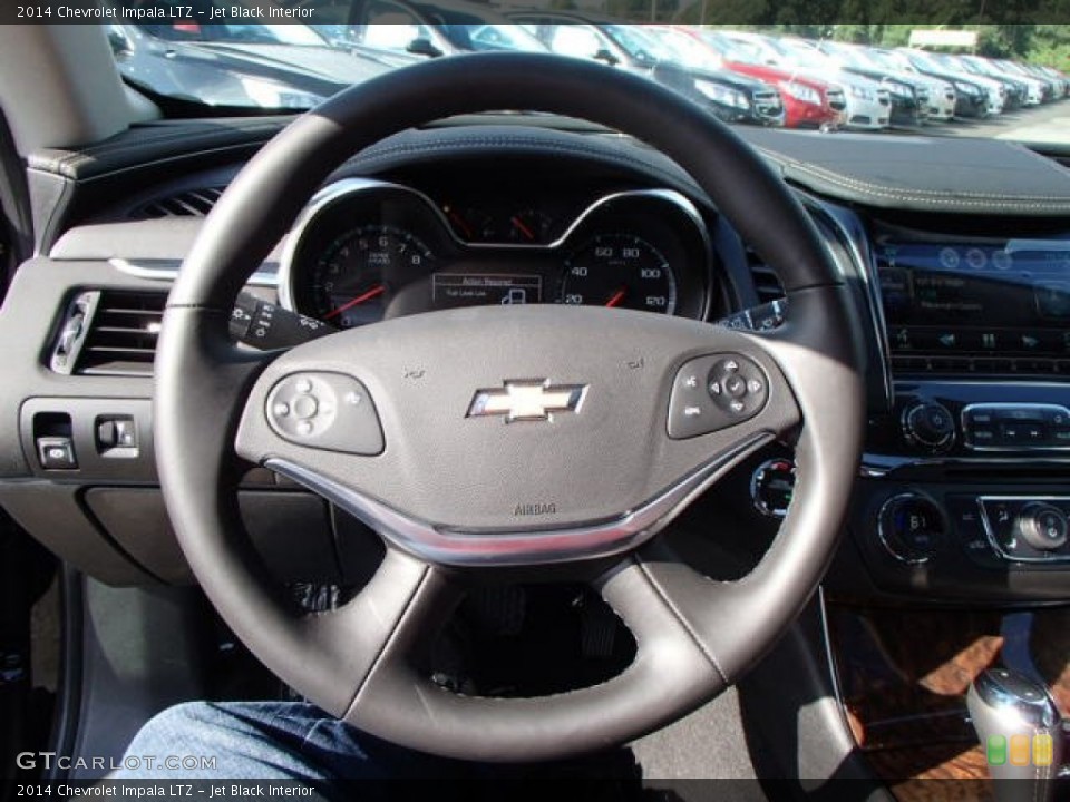 Jet Black Interior Steering Wheel for the 2014 Chevrolet Impala LTZ #85779205