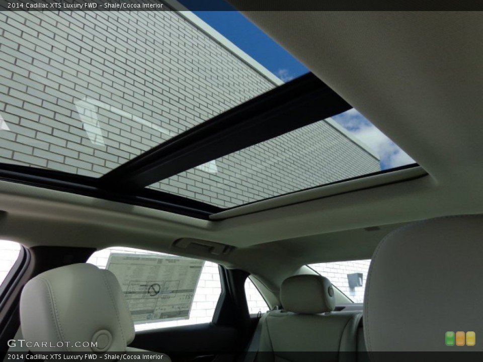 Shale/Cocoa Interior Sunroof for the 2014 Cadillac XTS Luxury FWD #85779586