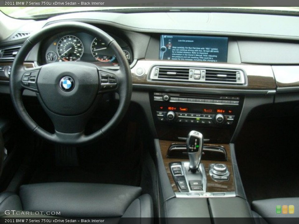 Black Interior Dashboard for the 2011 BMW 7 Series 750Li xDrive Sedan #85780927