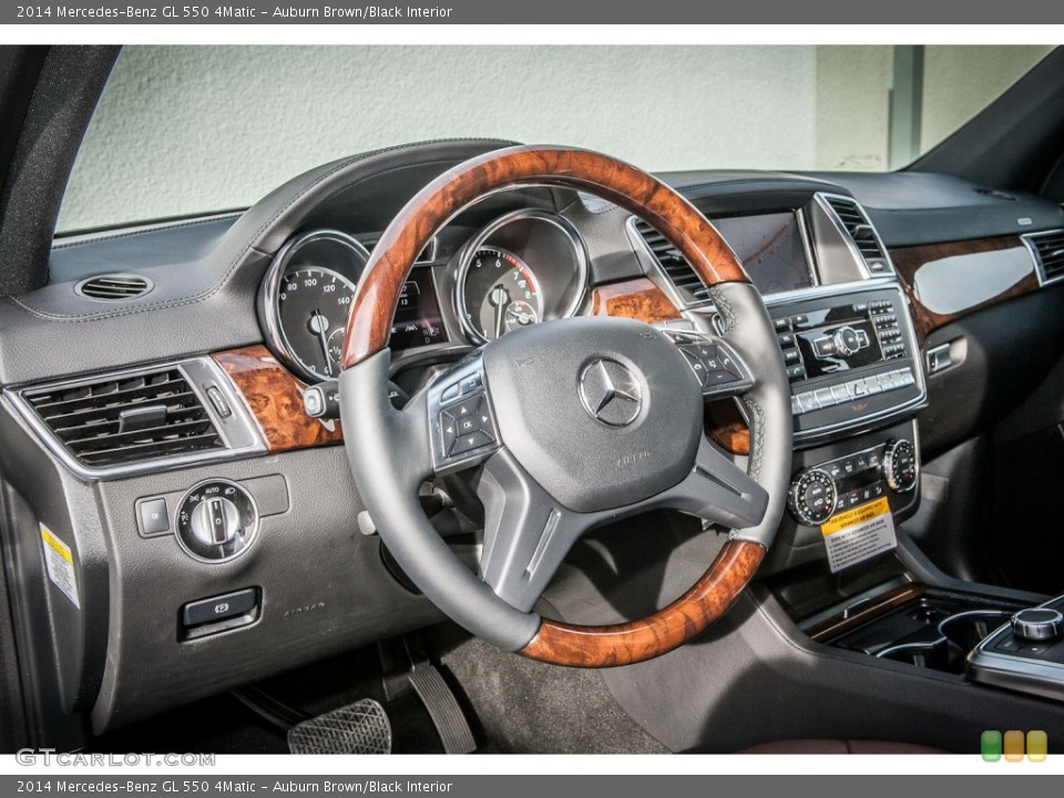 Auburn Brown/Black Interior Dashboard for the 2014 Mercedes-Benz GL 550 4Matic #85781569