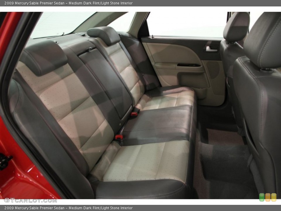 Medium Dark Flint/Light Stone Interior Rear Seat for the 2009 Mercury Sable Premier Sedan #85784203