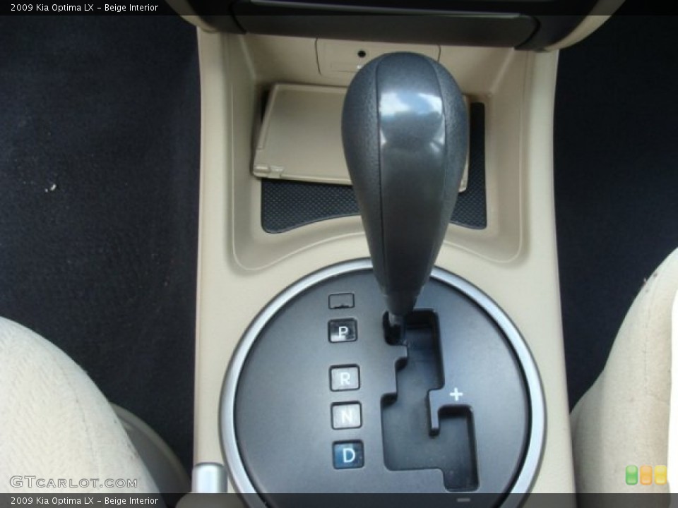 Beige Interior Transmission for the 2009 Kia Optima LX #85787068
