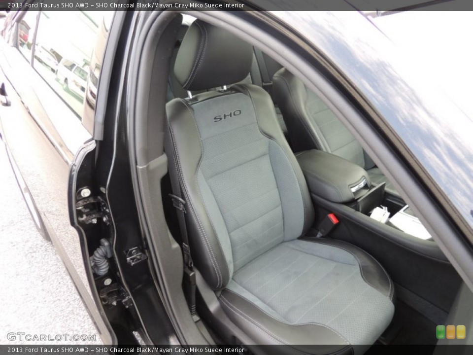 SHO Charcoal Black/Mayan Gray Miko Suede 2013 Ford Taurus Interiors