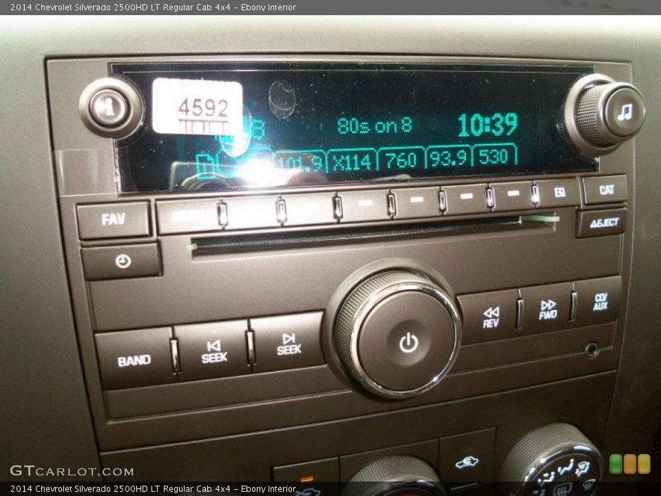 Ebony Interior Audio System for the 2014 Chevrolet Silverado 2500HD LT Regular Cab 4x4 #85795561