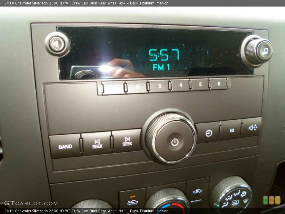 Dark Titanium Interior Audio System for the 2014 Chevrolet Silverado 2500HD WT Crew Cab Dual Rear Wheel 4x4 #85796296