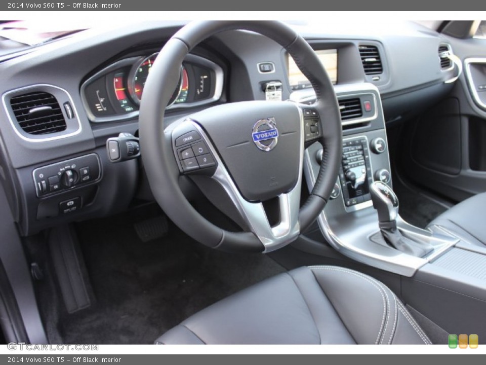 Off Black Interior Photo for the 2014 Volvo S60 T5 #85798555