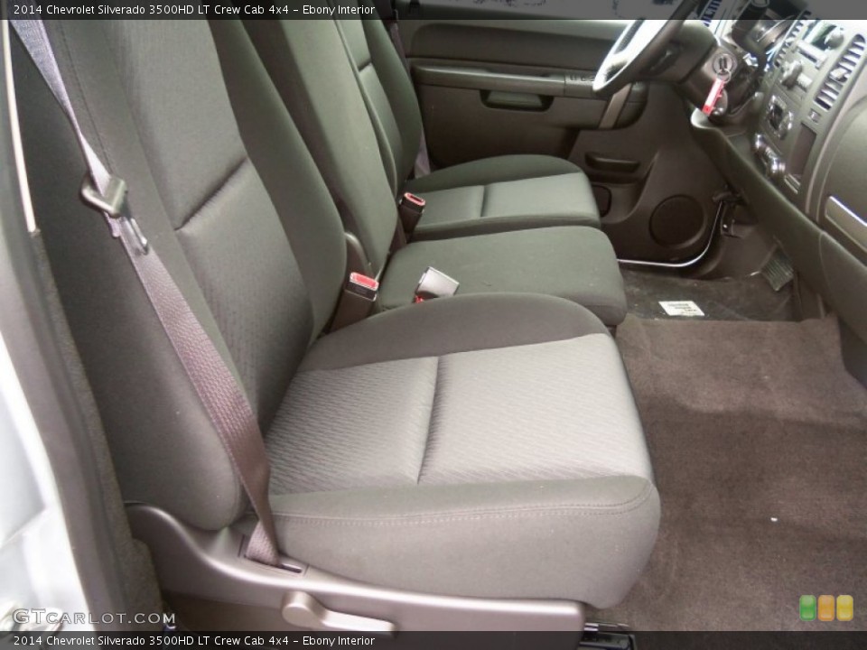 Ebony Interior Front Seat for the 2014 Chevrolet Silverado 3500HD LT Crew Cab 4x4 #85798822