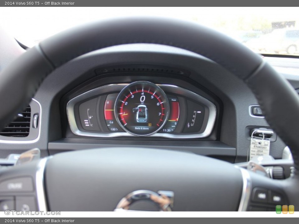 Off Black Interior Gauges for the 2014 Volvo S60 T5 #85798930