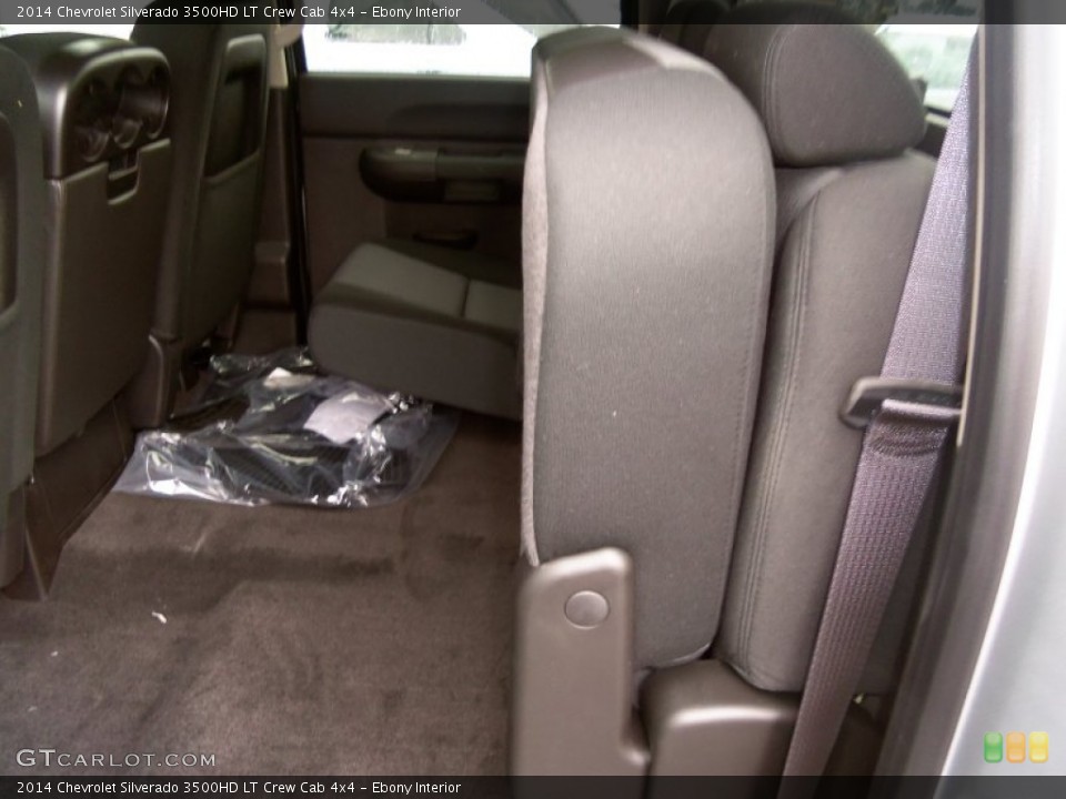 Ebony Interior Rear Seat for the 2014 Chevrolet Silverado 3500HD LT Crew Cab 4x4 #85798993