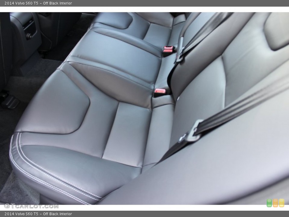 Off Black Interior Rear Seat for the 2014 Volvo S60 T5 #85799014