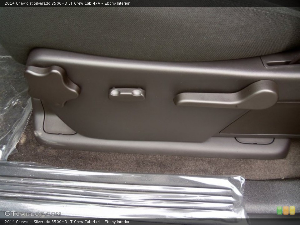 Ebony Interior Controls for the 2014 Chevrolet Silverado 3500HD LT Crew Cab 4x4 #85799083