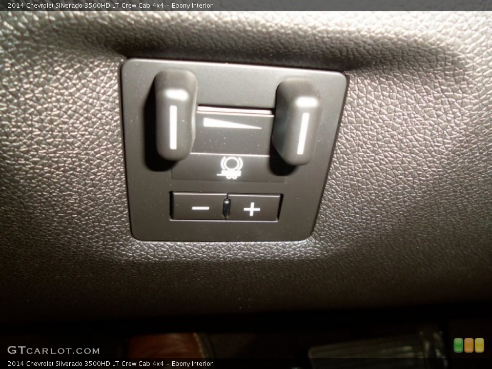 Ebony Interior Controls for the 2014 Chevrolet Silverado 3500HD LT Crew Cab 4x4 #85799275