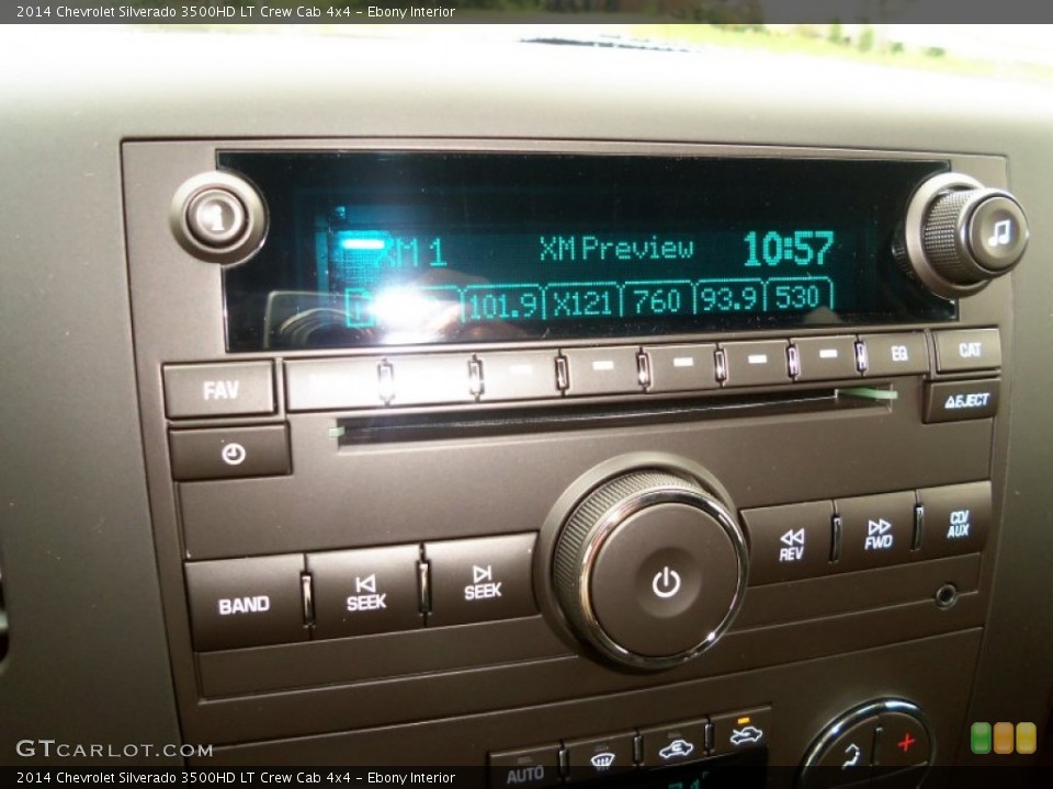 Ebony Interior Audio System for the 2014 Chevrolet Silverado 3500HD LT Crew Cab 4x4 #85799416