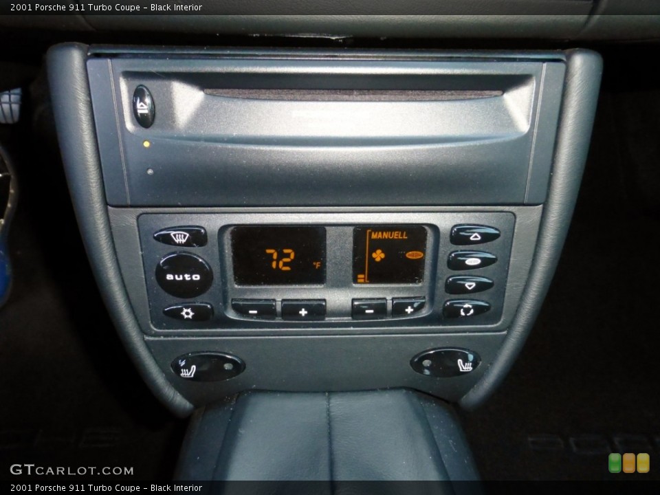 Black Interior Controls for the 2001 Porsche 911 Turbo Coupe #85800169