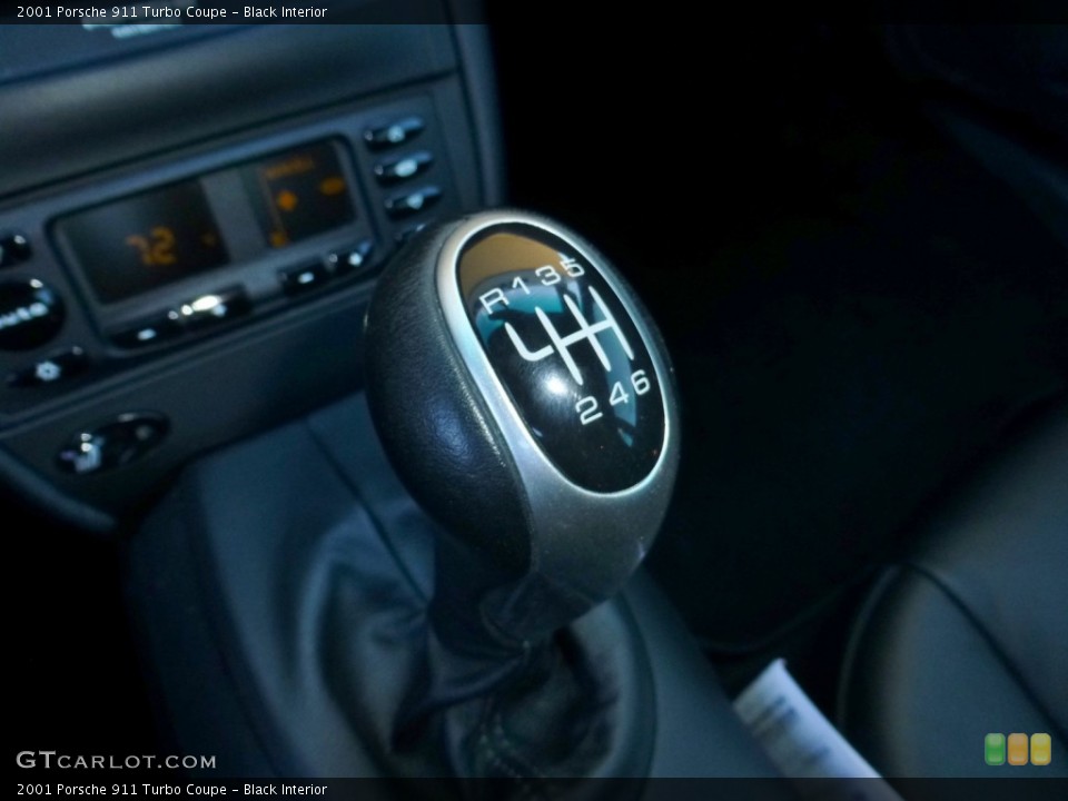 Black Interior Transmission for the 2001 Porsche 911 Turbo Coupe #85800217