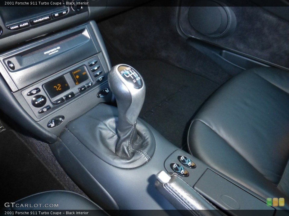 Black Interior Transmission for the 2001 Porsche 911 Turbo Coupe #85800253