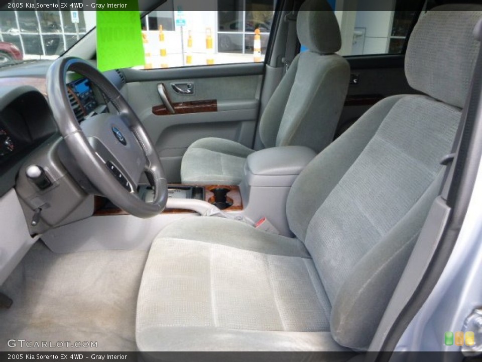 Gray Interior Front Seat for the 2005 Kia Sorento EX 4WD #85800289