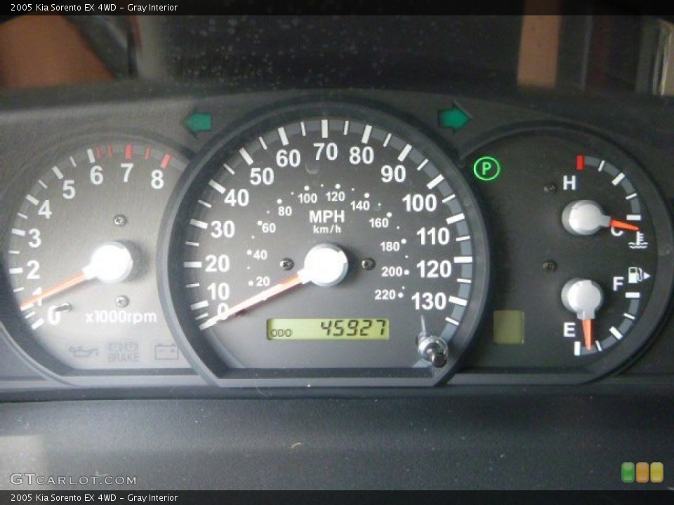 Gray Interior Gauges for the 2005 Kia Sorento EX 4WD #85800451