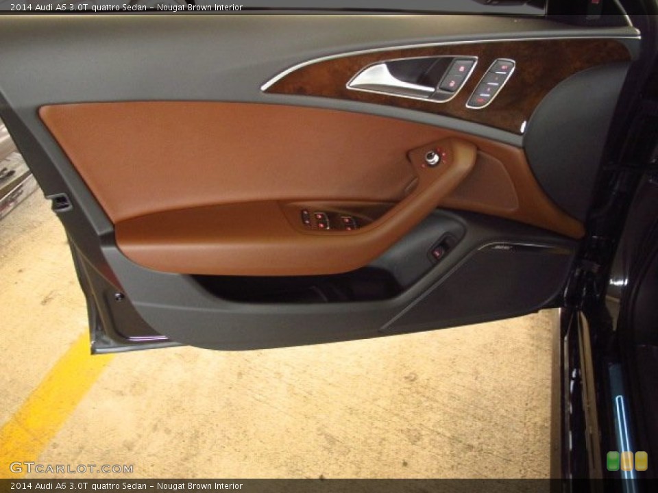 Nougat Brown Interior Door Panel for the 2014 Audi A6 3.0T quattro Sedan #85800784