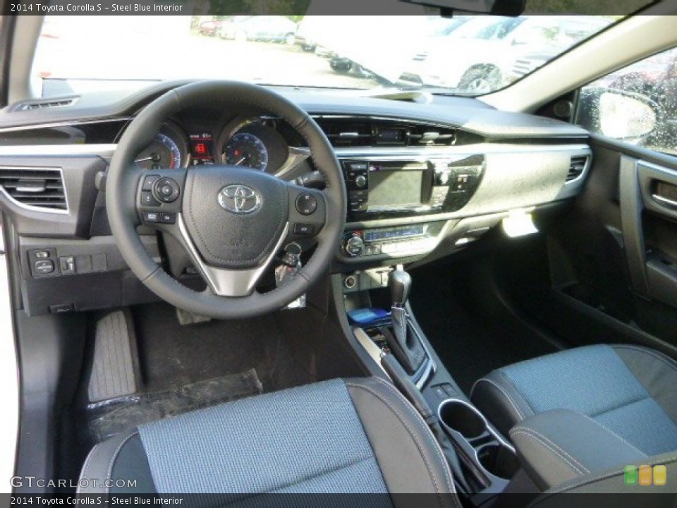 Steel Blue Interior Prime Interior for the 2014 Toyota Corolla S #85801156