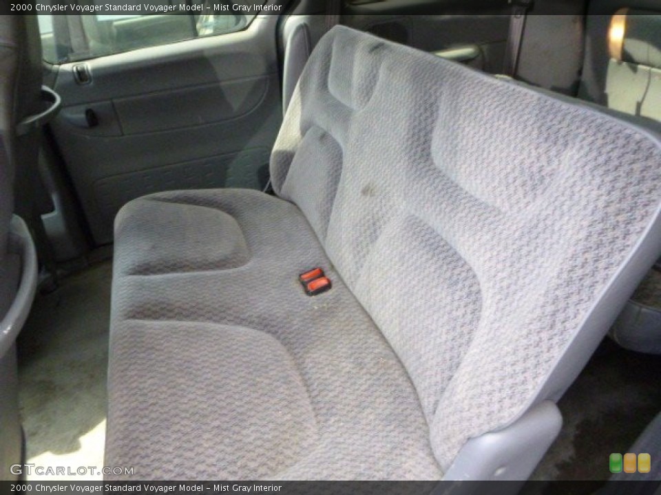 Mist Gray Interior Rear Seat for the 2000 Chrysler Voyager  #85801531