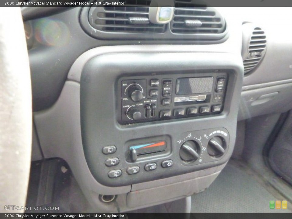 Mist Gray Interior Controls for the 2000 Chrysler Voyager  #85801591
