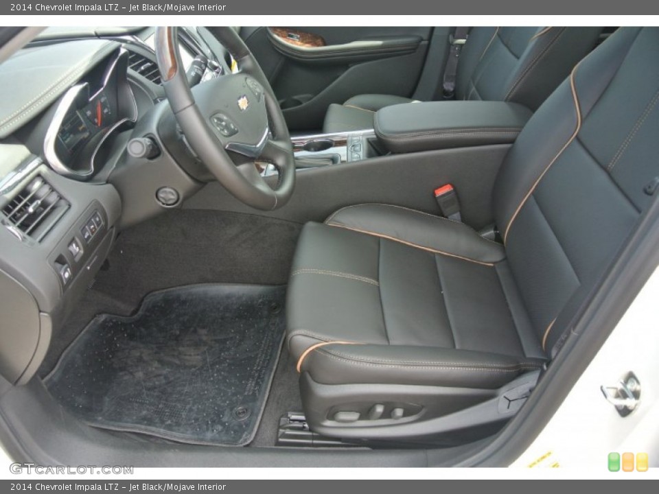 Jet Black/Mojave Interior Front Seat for the 2014 Chevrolet Impala LTZ #85802014