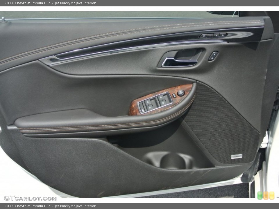 Jet Black/Mojave Interior Door Panel for the 2014 Chevrolet Impala LTZ #85802023