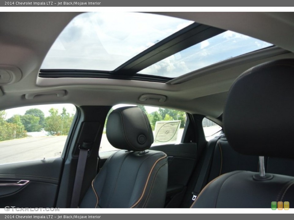 Jet Black/Mojave Interior Sunroof for the 2014 Chevrolet Impala LTZ #85802029
