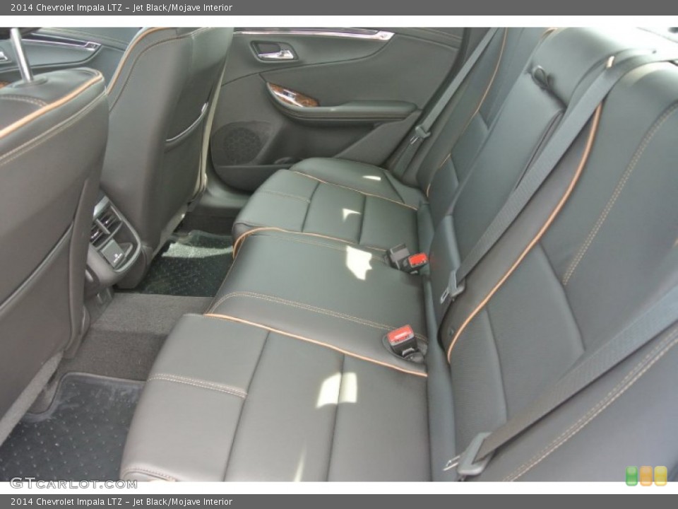Jet Black/Mojave Interior Rear Seat for the 2014 Chevrolet Impala LTZ #85802086