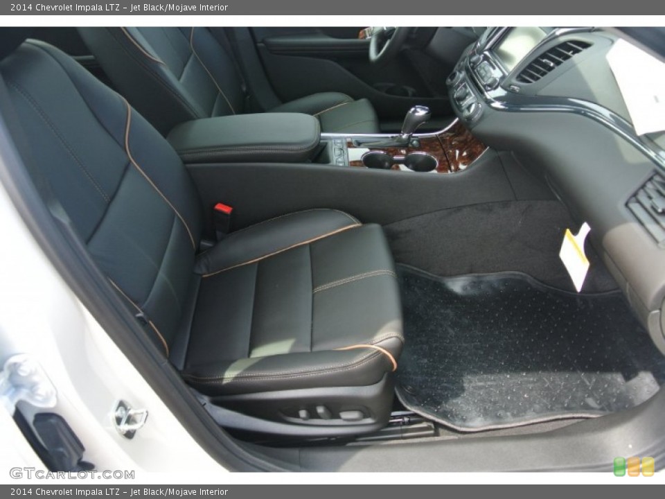 Jet Black/Mojave Interior Front Seat for the 2014 Chevrolet Impala LTZ #85802104