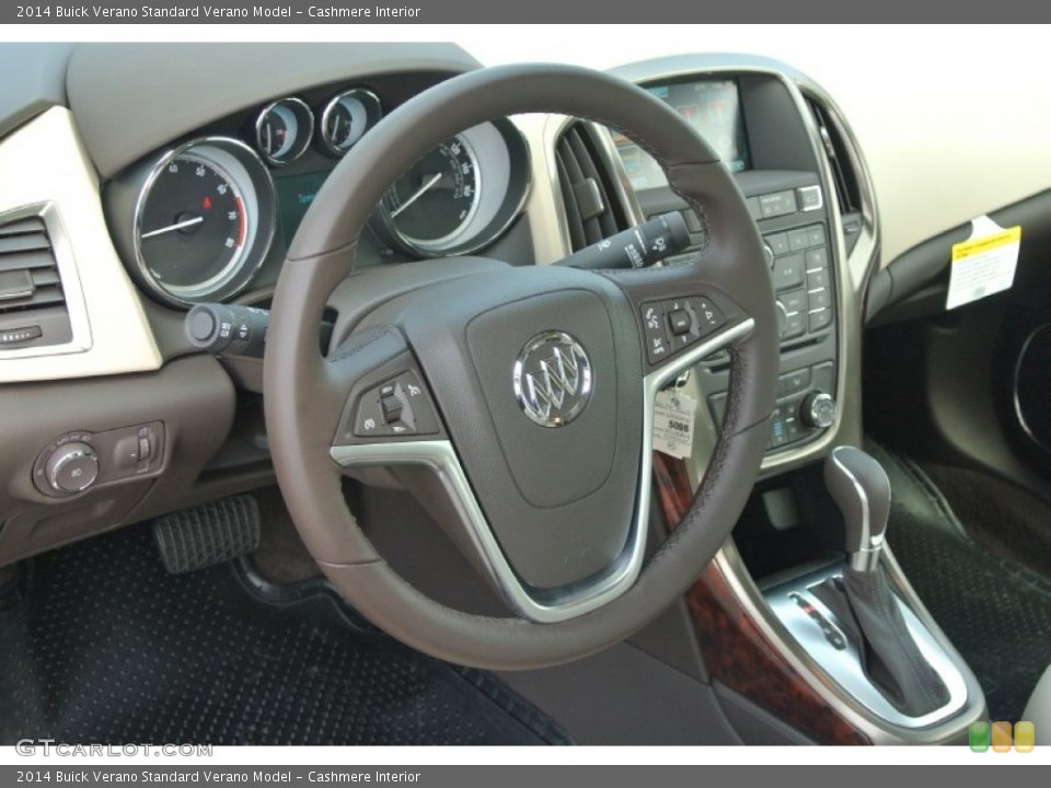 Cashmere Interior Steering Wheel for the 2014 Buick Verano  #85802299