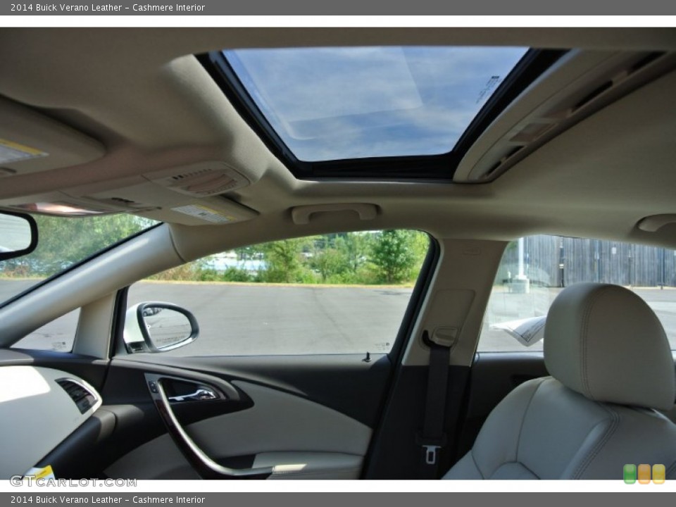 Cashmere Interior Sunroof for the 2014 Buick Verano Leather #85802365