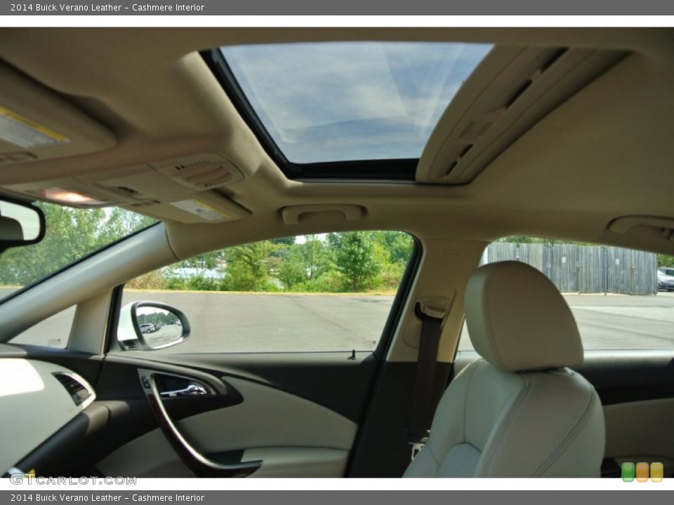 Cashmere Interior Sunroof for the 2014 Buick Verano Leather #85802566