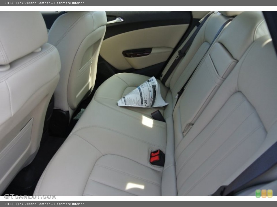 Cashmere Interior Rear Seat for the 2014 Buick Verano Leather #85802623