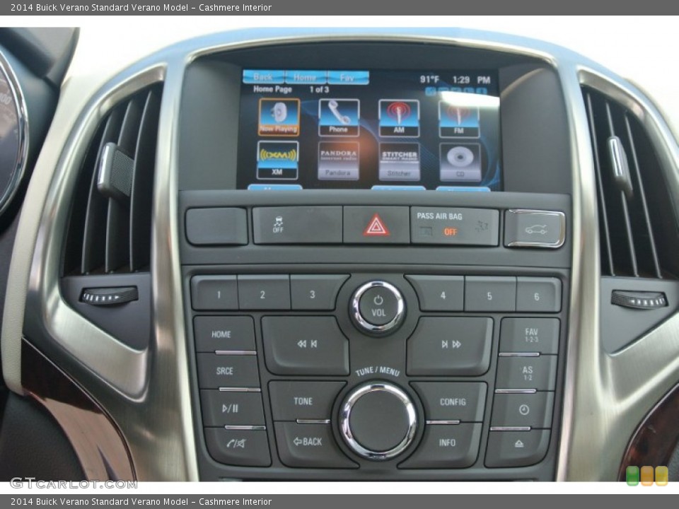 Cashmere Interior Controls for the 2014 Buick Verano  #85802743