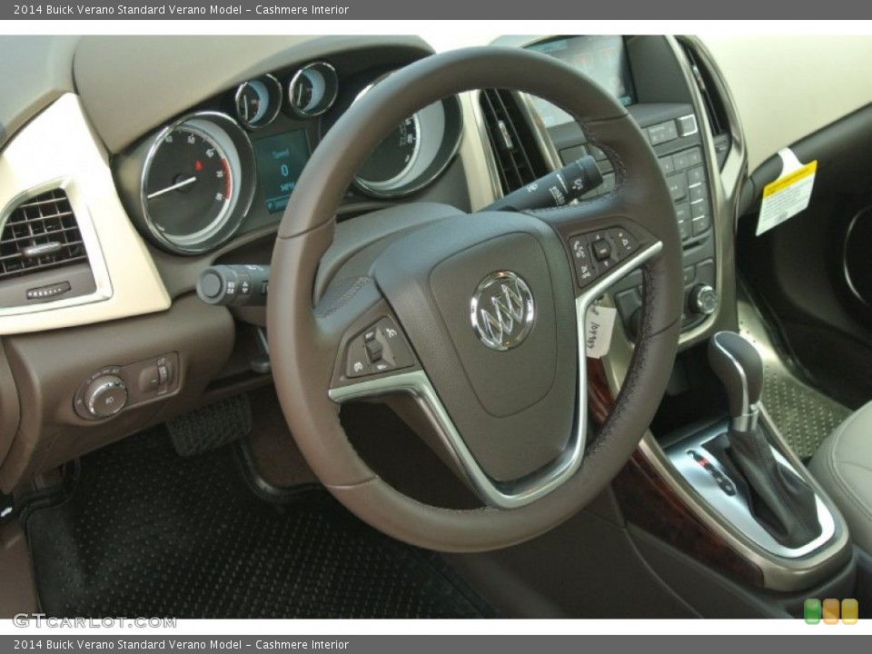 Cashmere Interior Steering Wheel for the 2014 Buick Verano  #85802824